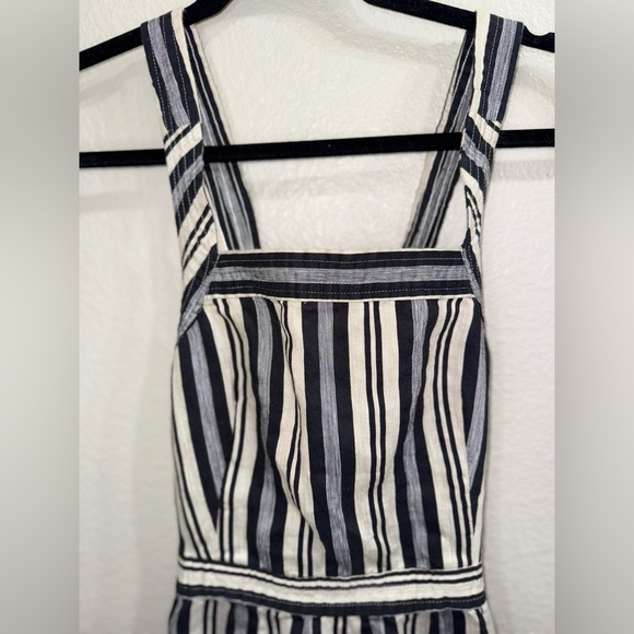 Madewell Black and White Striped Mini Dress- Size 2 - Picture 4 of 9